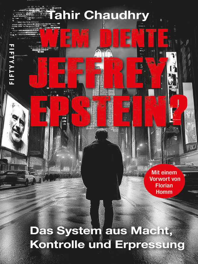 WEM DIENTE JEFFREY EPSTEIN German Edition Tahir Chaudhry Kitap Kapağı