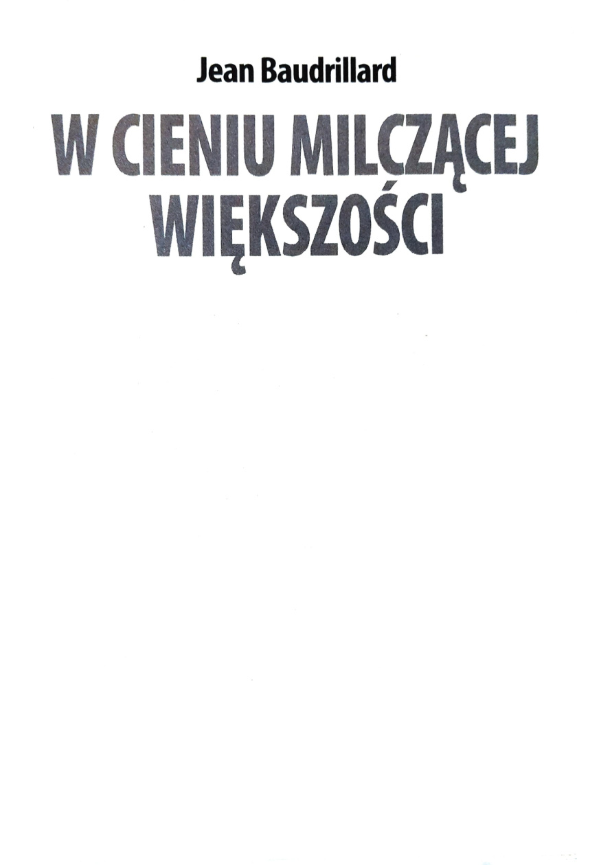 W cieniu milczącej większości albo Kres sfery społecznej PDF Download