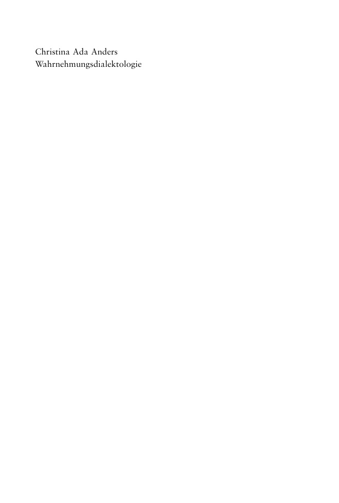 Wahrnehmungsdialektologie PDF Download