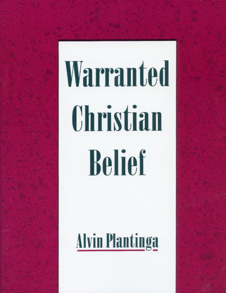 Warranted Christian Belief Alvin Plantinga Kitap Kapağı