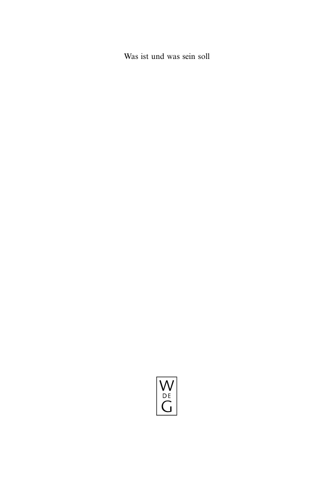 Was ist und was sein soll PDF Download