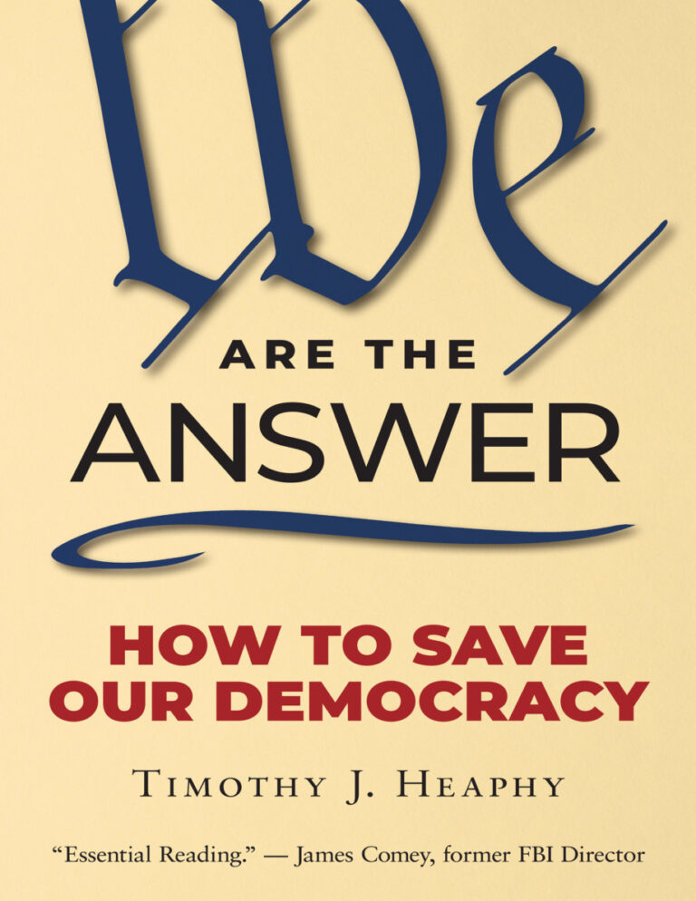 We Are the Answer Timothy J Heaphy Kitap Kapağı