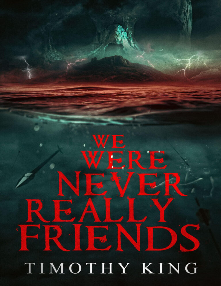 We were never really friends Timothy King Kitap Kapağı