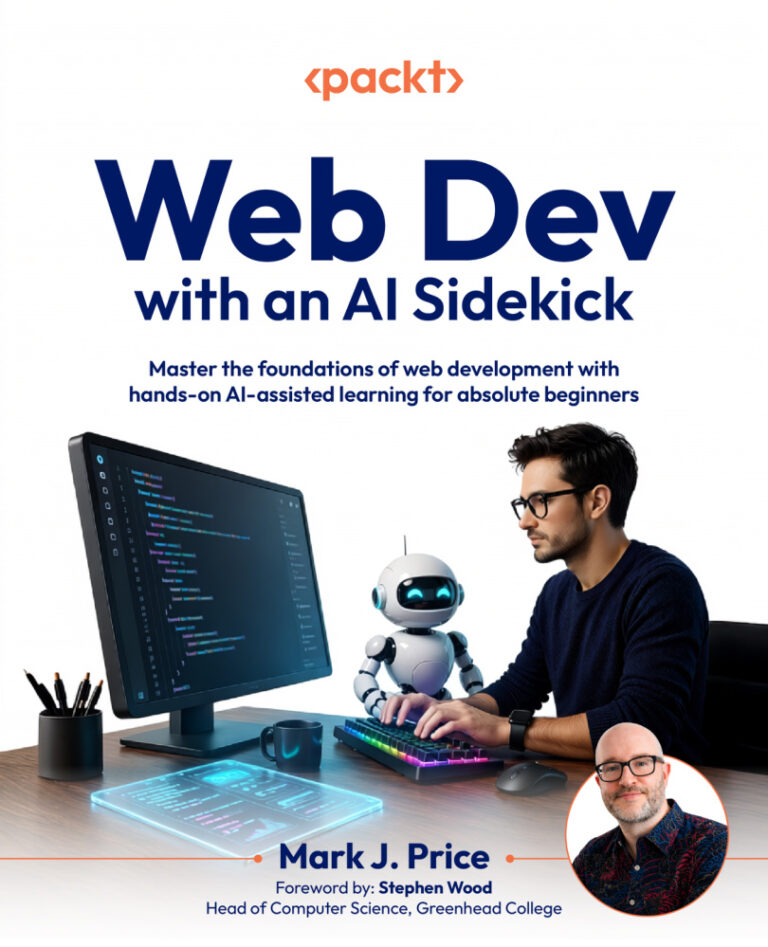 Web Dev with an AI Sidekick Mark J Price Kitap Kapağı