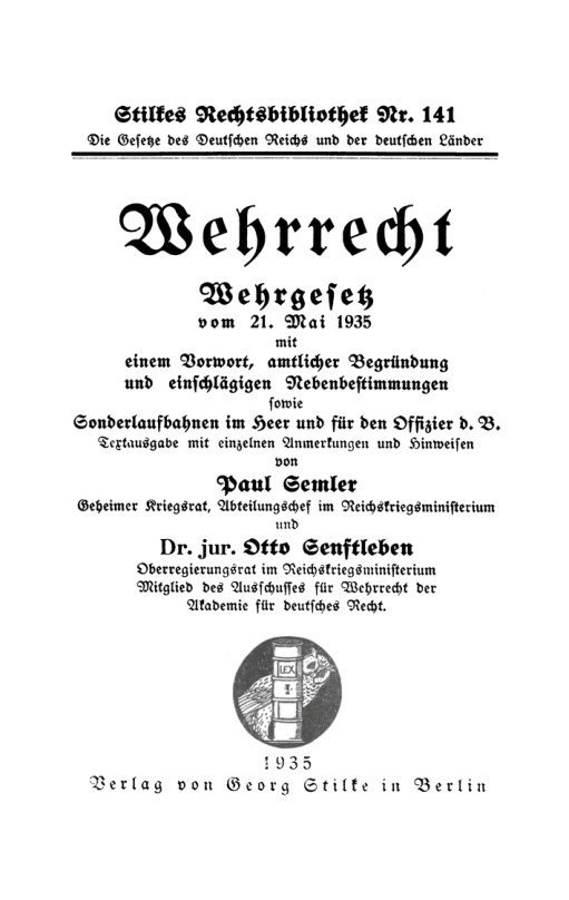 Wehrrecht PDF Download