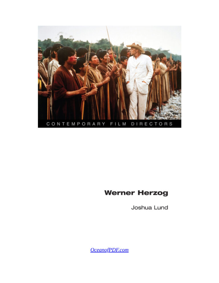 Werner Herzog Joshua Lund Kitap Kapağı