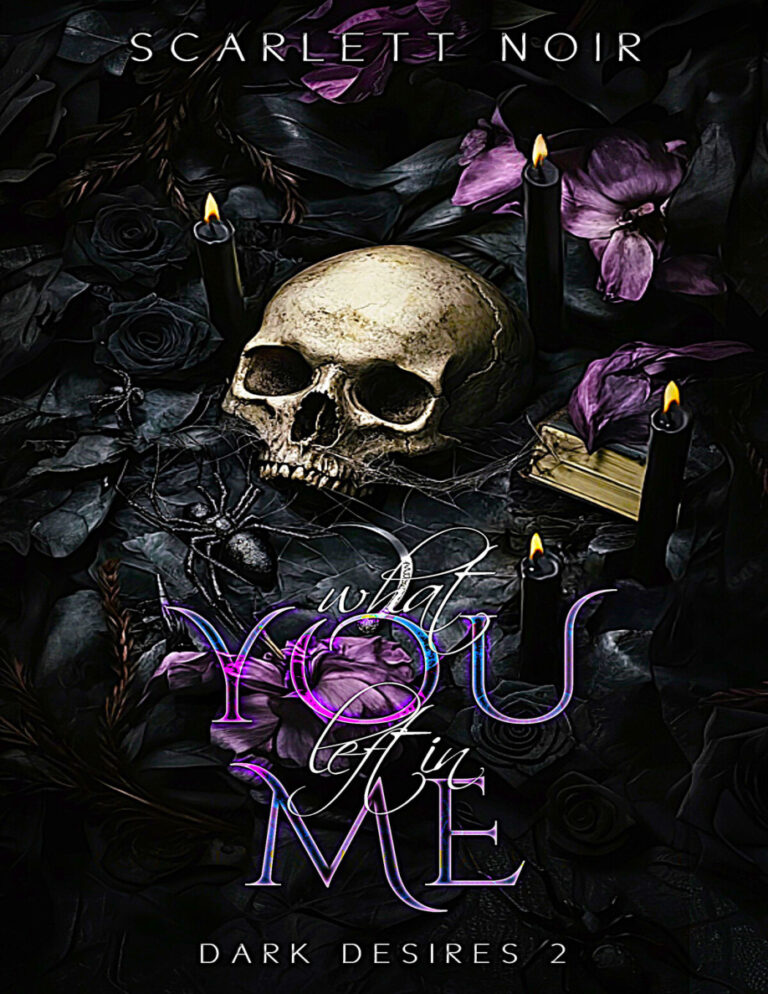 What You left in Me Scarlett Noir Kitap Kapağı