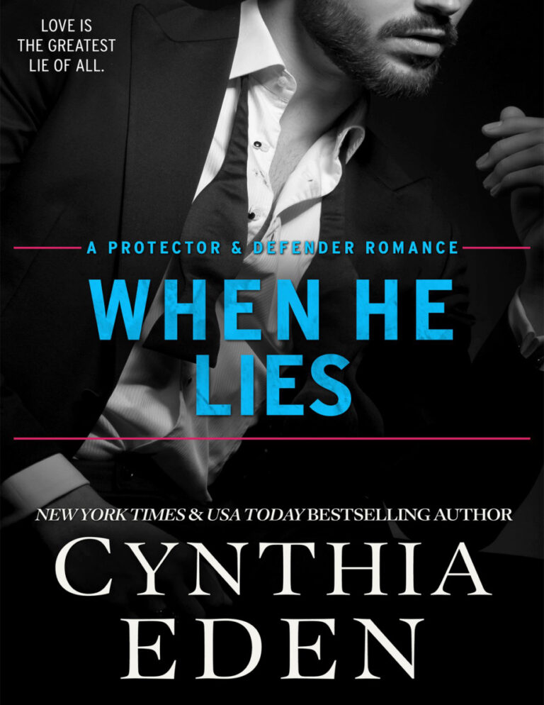 When He Lies Cynthia Eden Kitap Kapağı