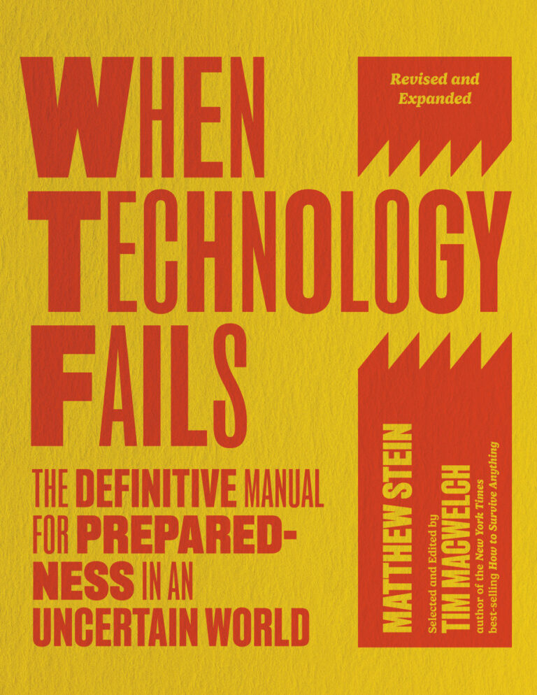 When Technology Fails Revised and Expanded Matthew Stein Kitap Kapağı