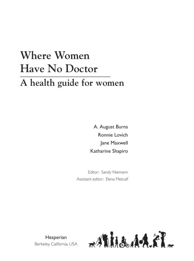 Where Women Have No Doctor A August Burns Kitap Kapağı