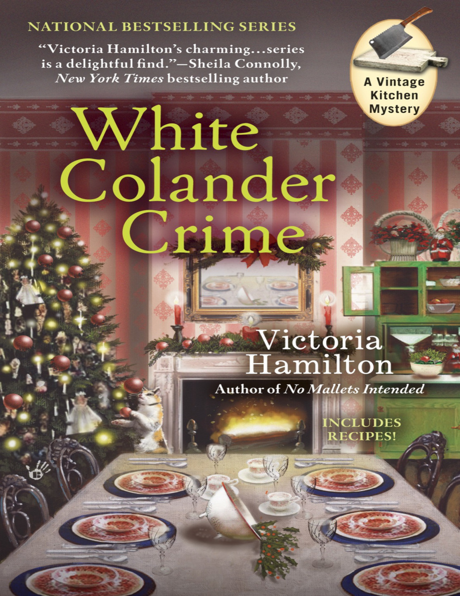 White Colander Crime Victoria Hamilton Kitap Kapağı
