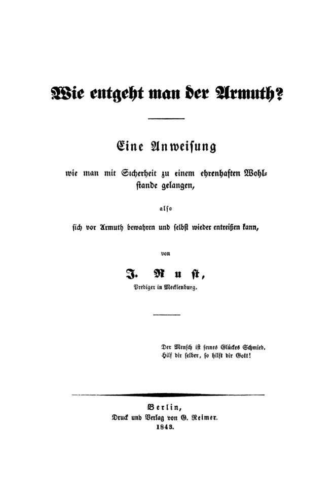 Wie entgeht man der Armut PDF Download