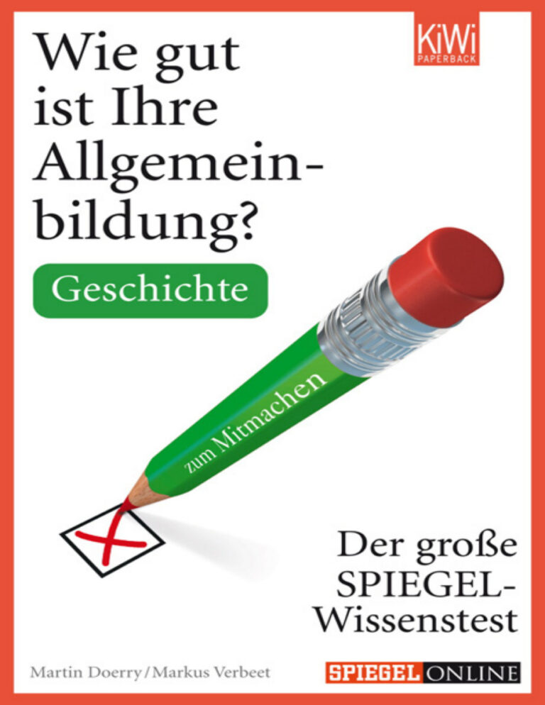 Wie gut ist Ihre Allgemeinbildung German Edition Doerry Martin Kitap Kapağı