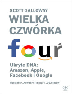 Wielka czworka Polish Edition Scott Galloway Kitap Kapağı