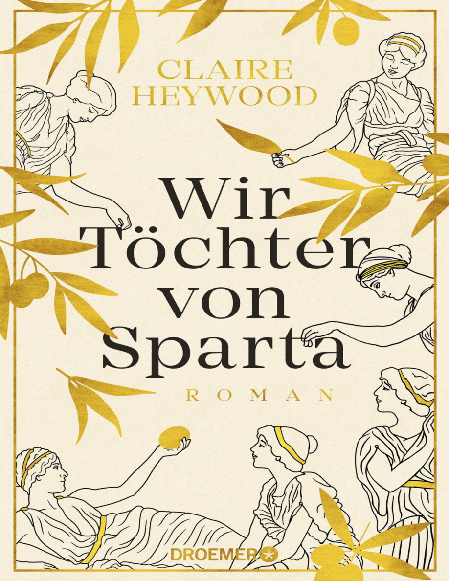 Wir Tochter von Sparta Claire Heywood Kitap Kapağı