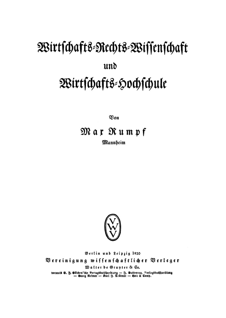 Wirtschafts-Rechts-Wissenschaft und Wirtschafts-Hochschule PDF Download