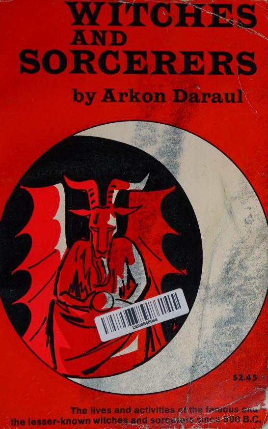 Witches and Sorcerers Arkon Daraul Kitap Kapağı