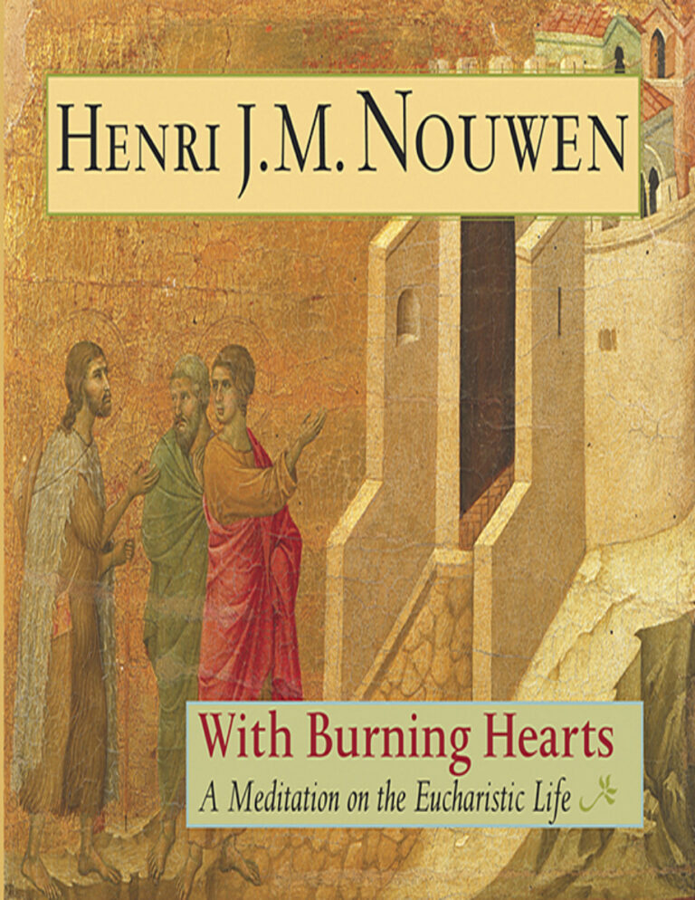 With burning hearts Henry nouwen Kitap Kapağı