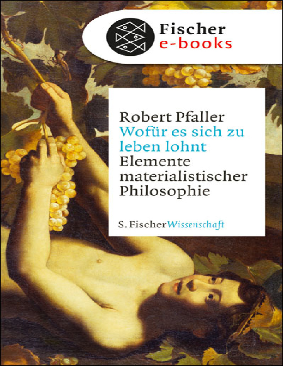Wofur es sich zu leben lohnt German Edition Robert Pfaller Kitap Kapağı