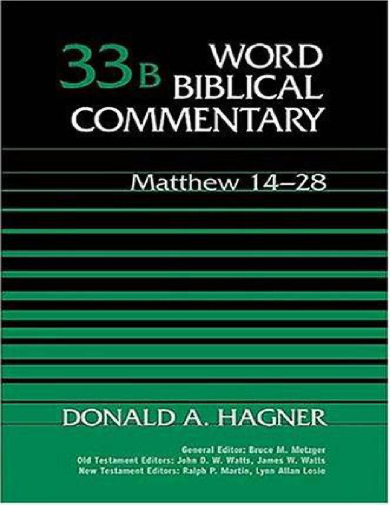 Word Biblical commentary DA hanger Kitap Kapağı