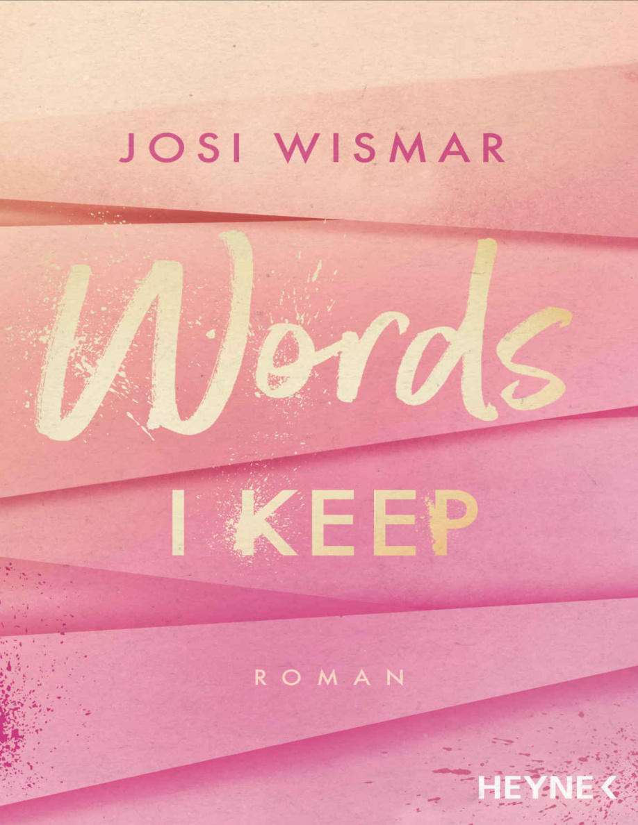 Words I Keep German Edition Josi Wismar Kitap Kapağı