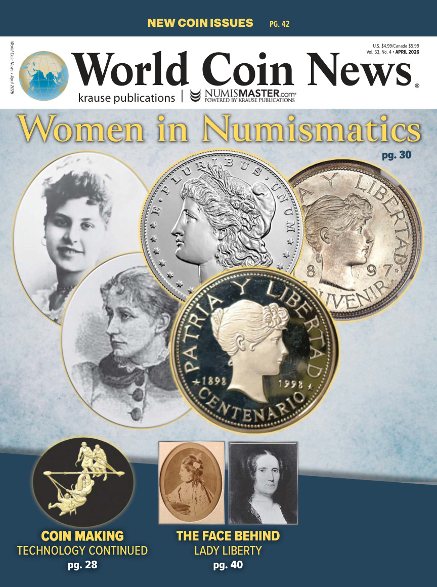 World Coin News Vol 53 No 4 April 2026 World Coin News Kitap Kapağı