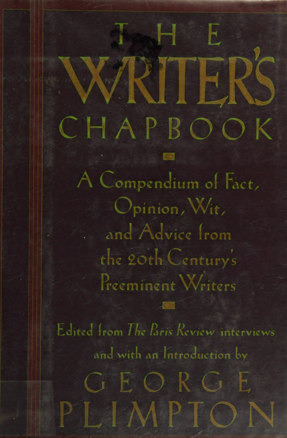 Writers chapbook George Plimpton Kitap Kapağı