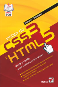 Wstęp do HTML5 i CSS3 Polish Edition Bartosz Danowski Kitap Kapağı