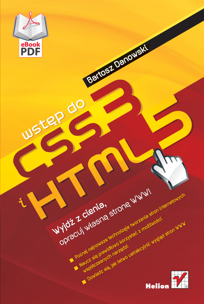 Wstęp do HTML5 i CSS3 Polish Edition Bartosz Danowski Kitap Kapağı