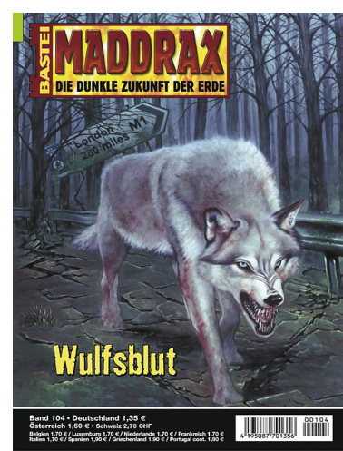 Wulfsblut German Edition Maddrax Heftromane 104 Kitap Kapağı