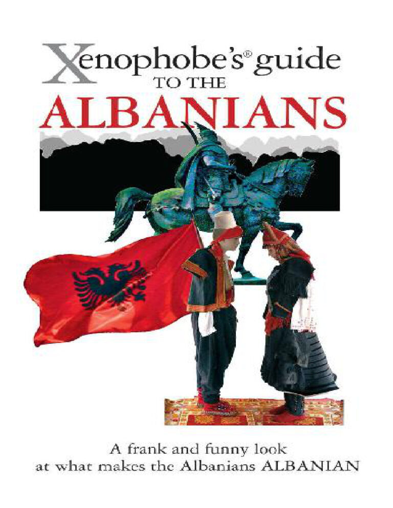 Xenophobes Guide to the Albanians Alan Andoni Kitap Kapağı