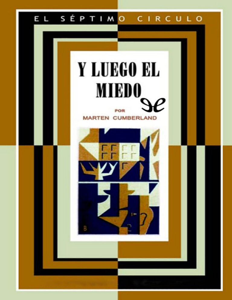 Y luego el miedo Spanish Edition Marten Cumberland Kitap Kapağı