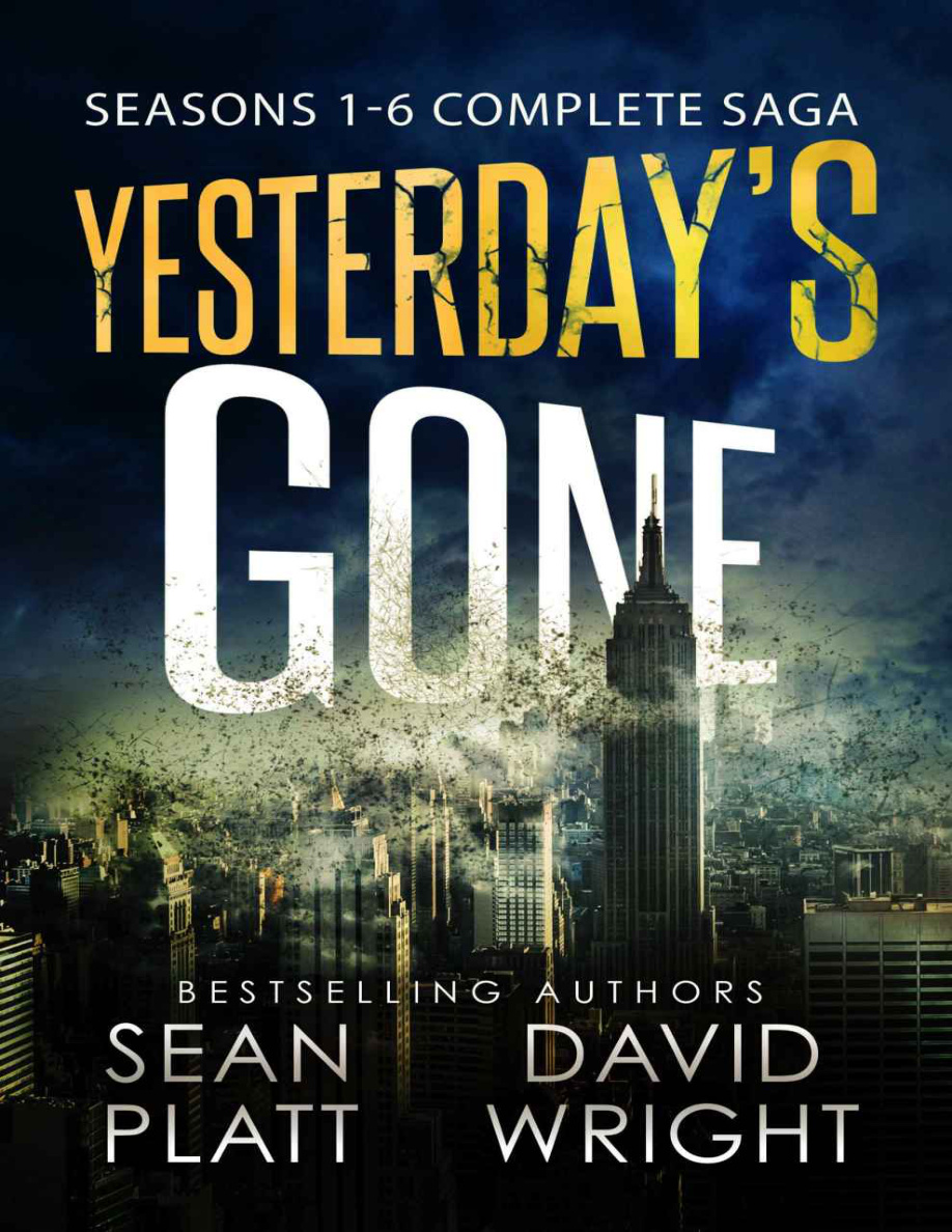 Yesterdays Gone The Complete Series Sean Platt Kitap Kapağı