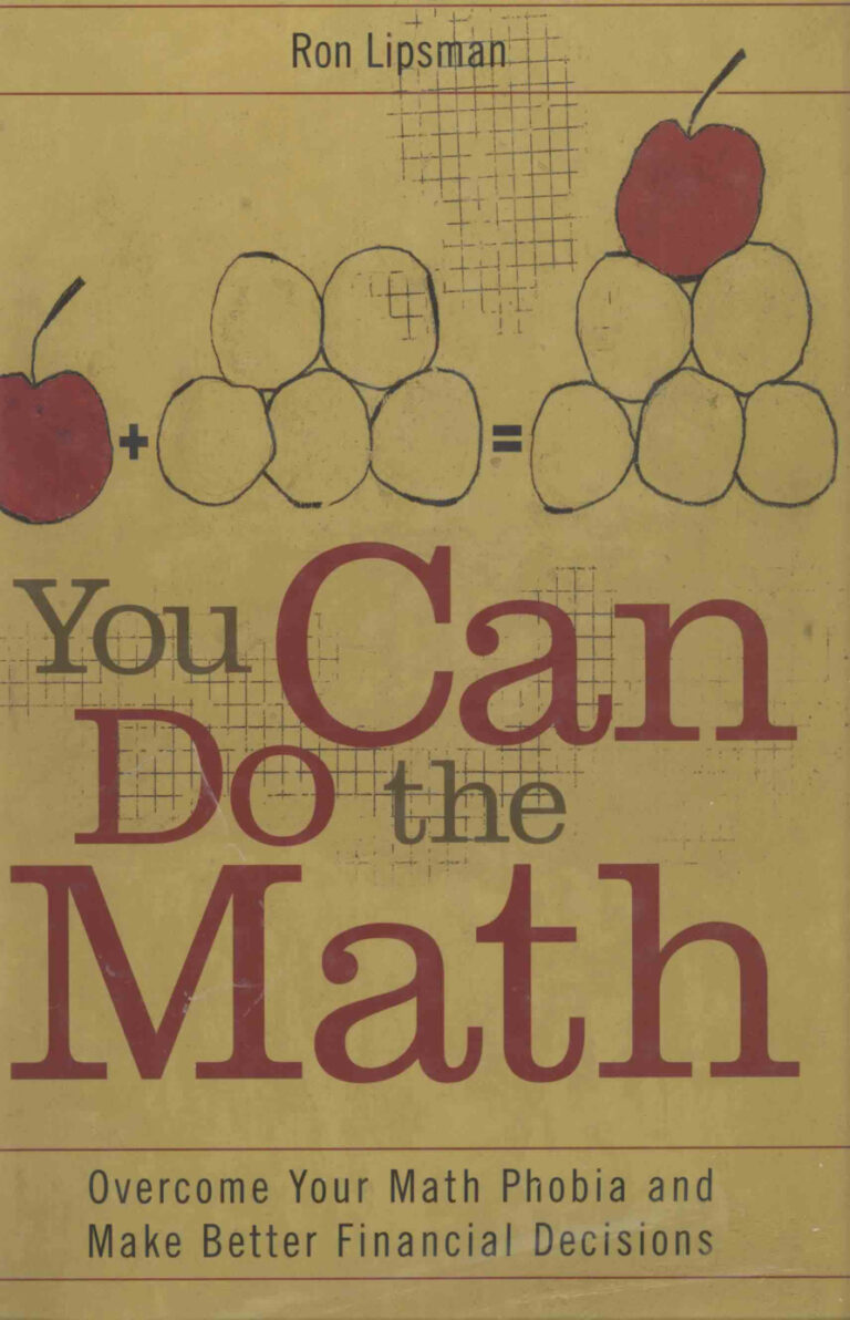 You Can Do the Math Ron Lipsman Kitap Kapağı