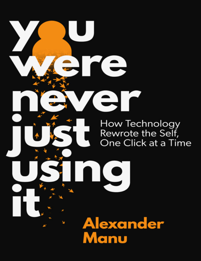 You Were Never Just Using It Alexander Manu Kitap Kapağı