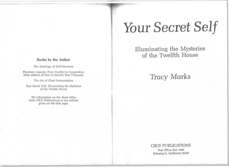 Your Secret Self Tracy Marks Kitap Kapağı