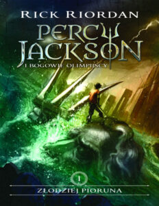 Złodziej pioruna Percy Jackson i bogowie olimpijscy Tom 1 Polish Edition Riordan Rick Kitap Kapağı