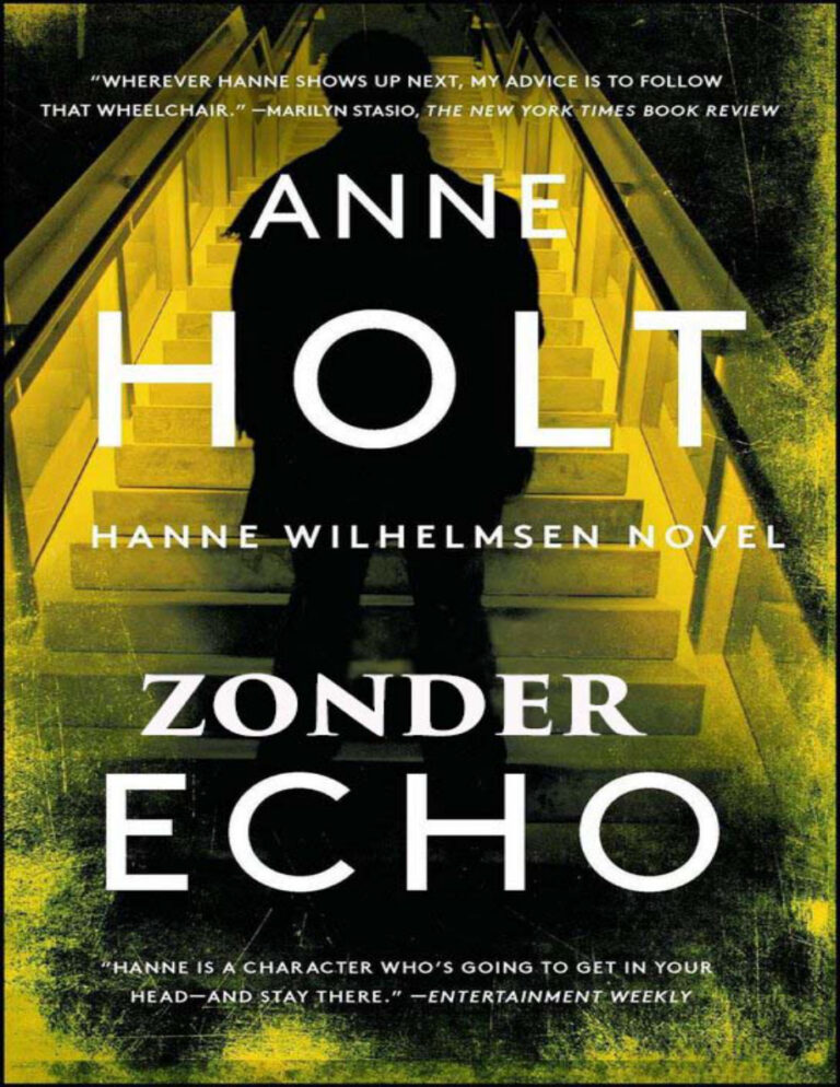 Zonder echo Dutch Edition Anne Holt Kitap Kapağı