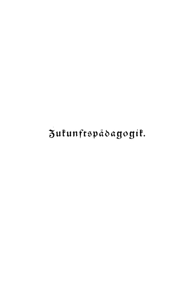 Zukunftspadagogik German Edition Wilhelm Munch Kitap Kapağı