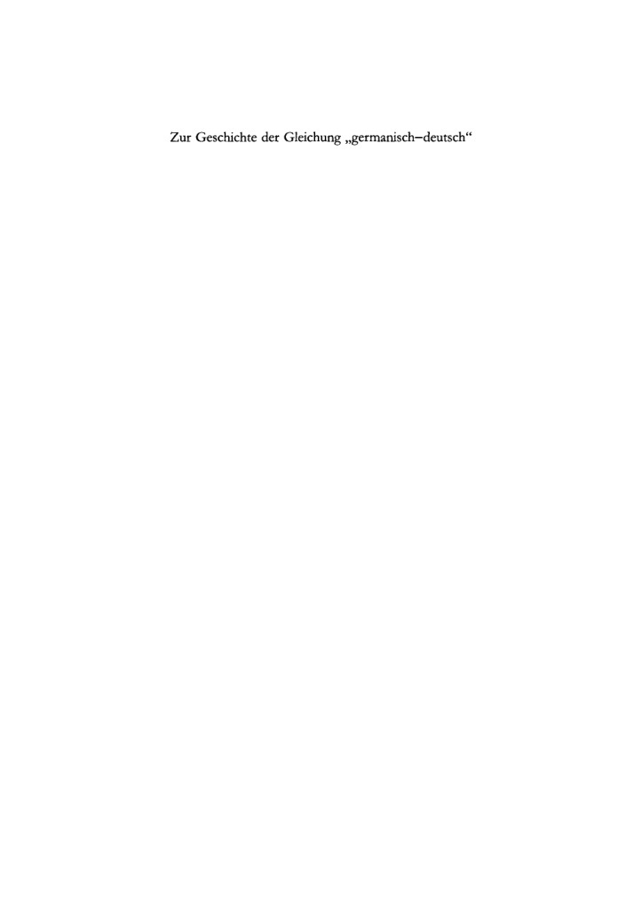 Zur Geschichte der Gleichung germanisch deutsch German Edition Heinrich Beck Kitap Kapağı