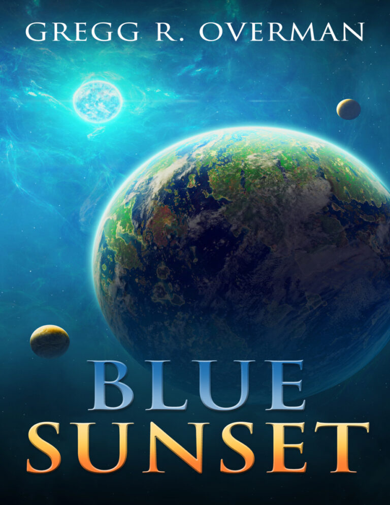 blue sunset gregg r overman Kitap Kapağı