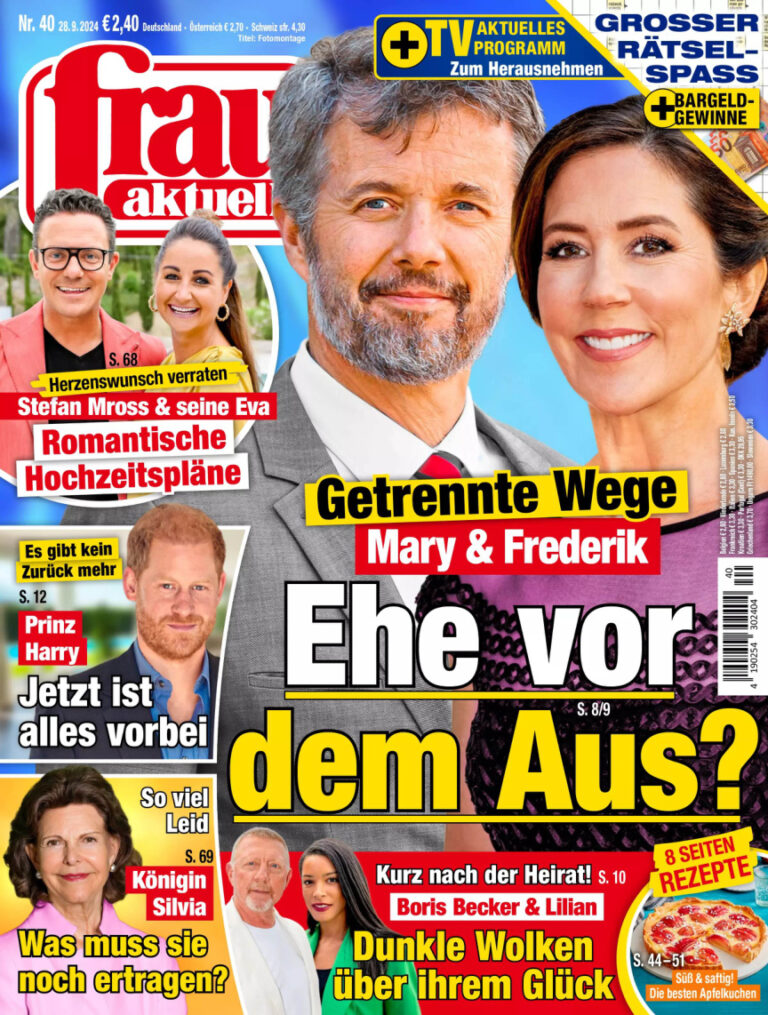 frau aktuell Nr 40 2024 GER frau aktuell Kitap Kapağı