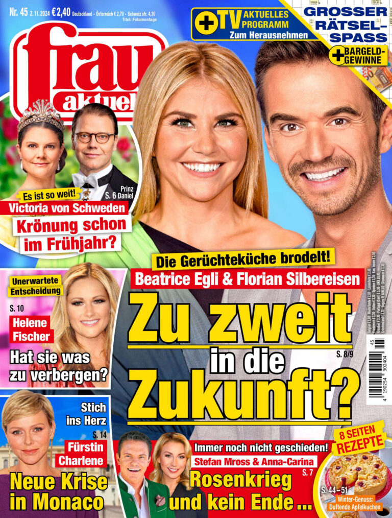 frau aktuell Nr 43 2 November 2024 GER frau aktuell Kitap Kapağı