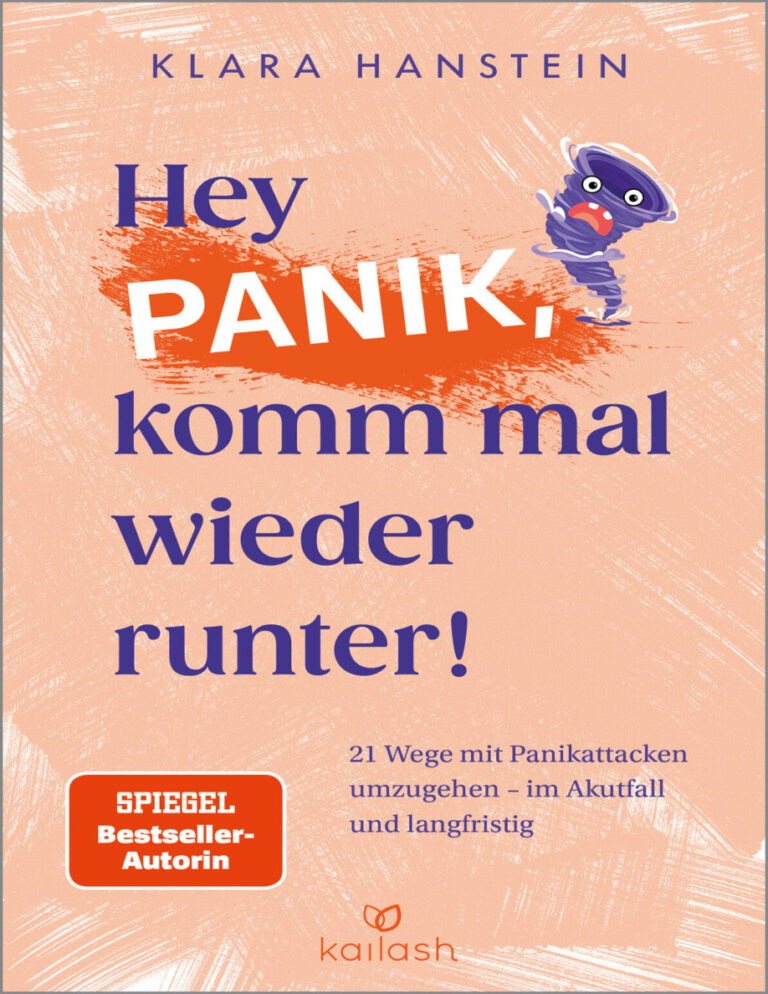 hey panik komm mal wieder runter German Edition klara hanstein Kitap Kapağı