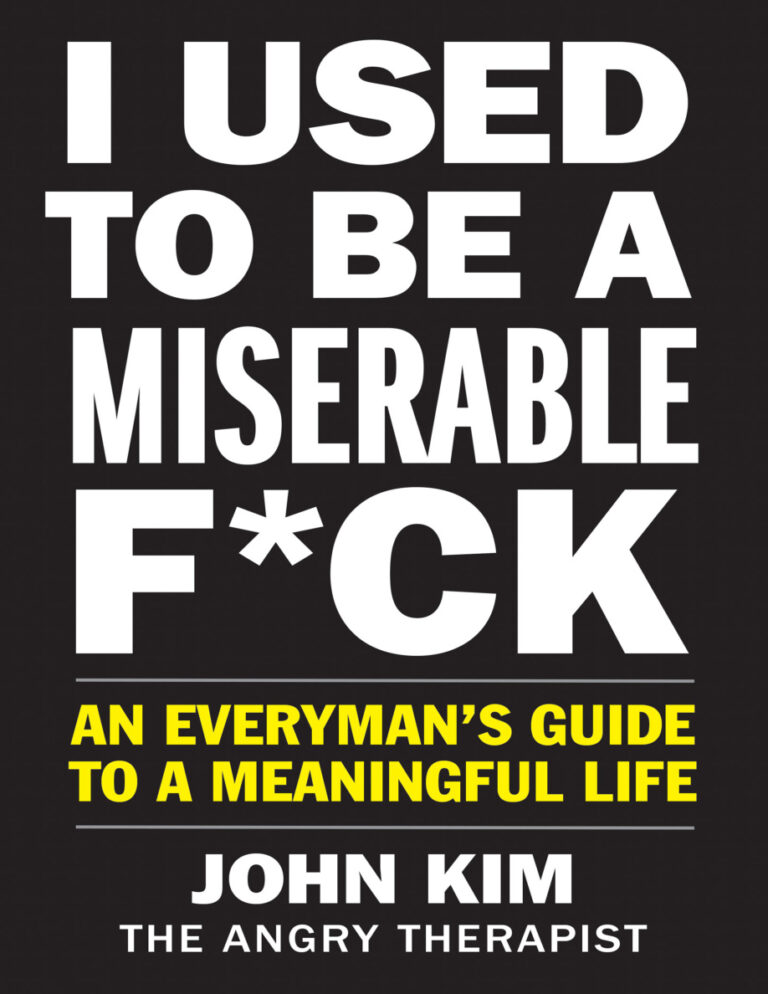 i used to be the miserable fck John kim Kitap Kapağı