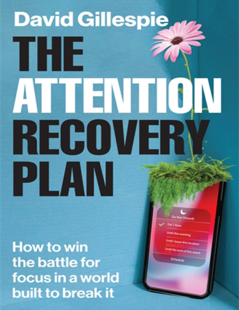 the attention recovery plan david gillespie Kitap Kapağı