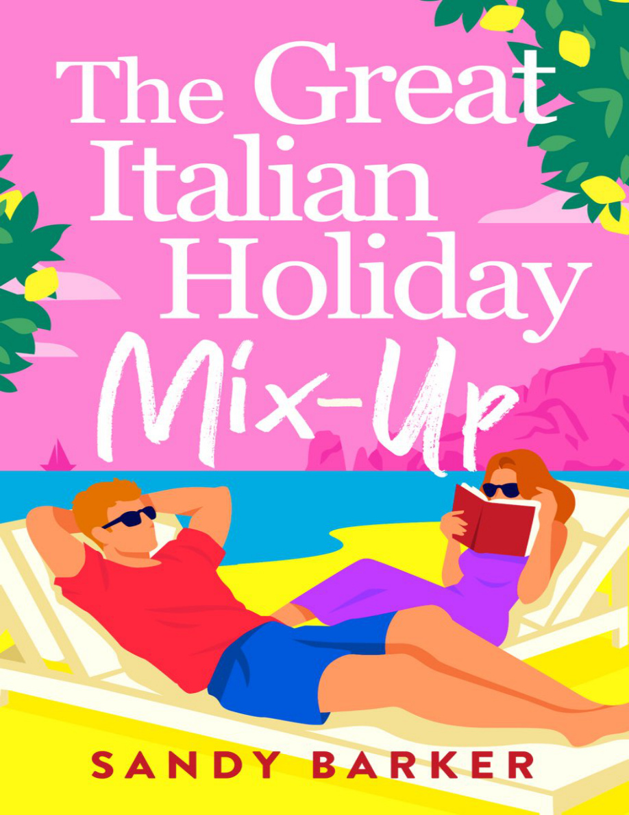 the great italian holiday mix up Sandy Barker Kitap Kapağı