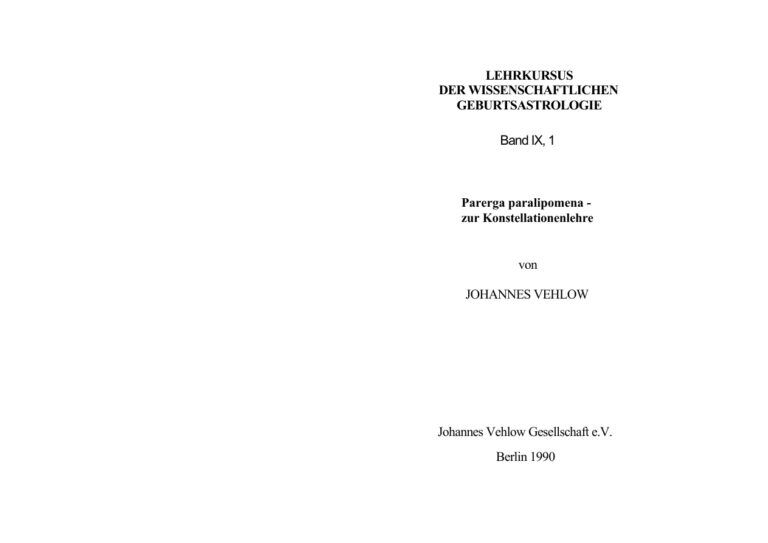 zur Konstellationenlehre German Edition Vehlow Johannes Kitap Kapağı