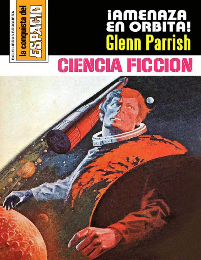 ¡AMENAZA EN ÓRBITA Glenn Parrish Kitap Kapağı
