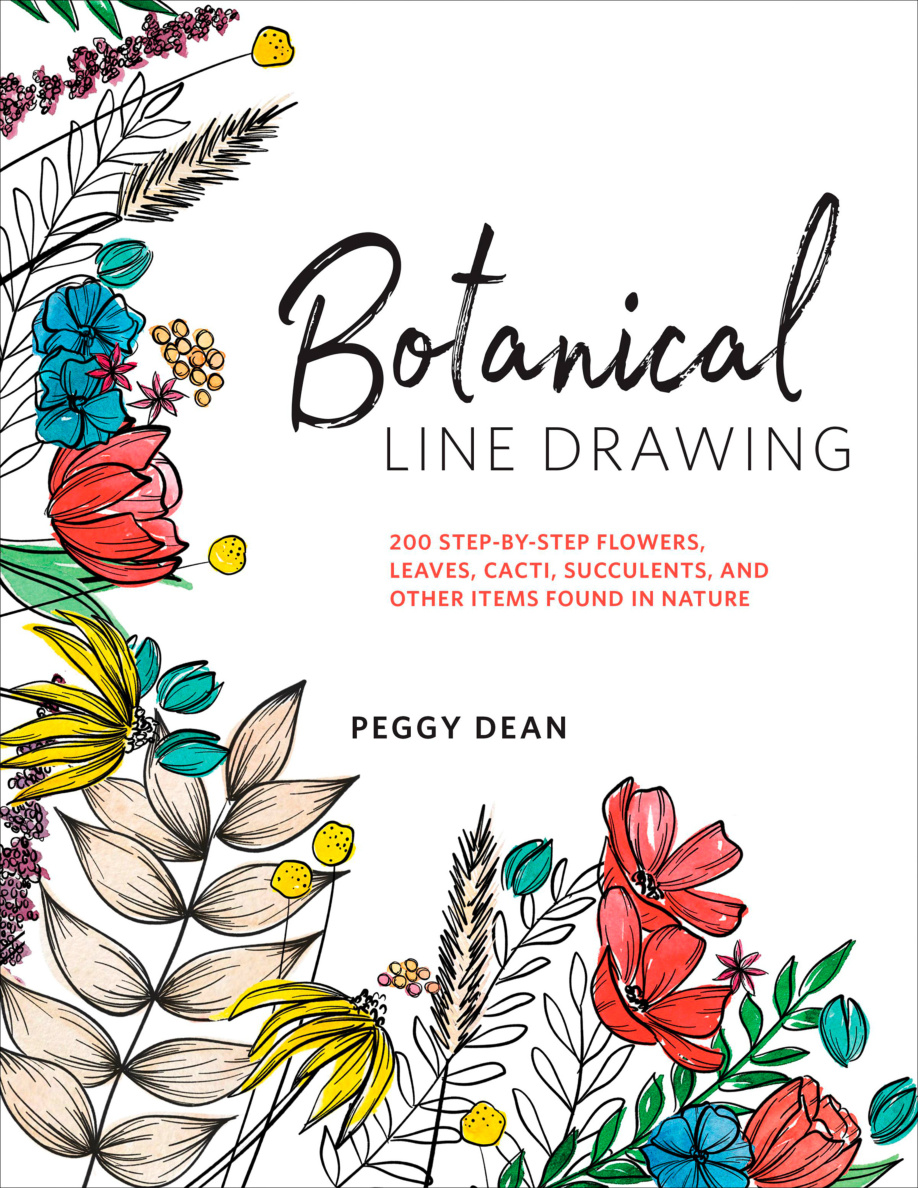 Botanical Line Drawing PDF Download